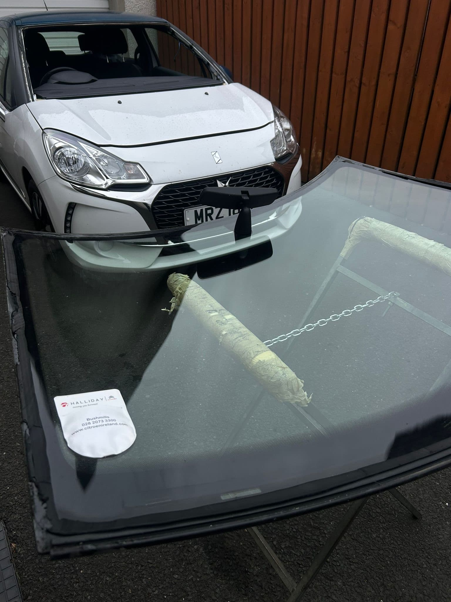 Windscreen Repair example